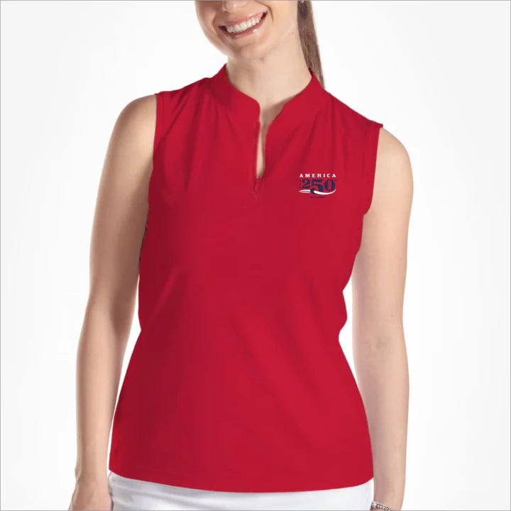 Skort Obsession USA 250 Quarter Zip Sleeveless (Multiple Colors)