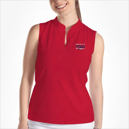 Skort Obsession USA 250 Quarter Zip Sleeveless (Multiple Colors)