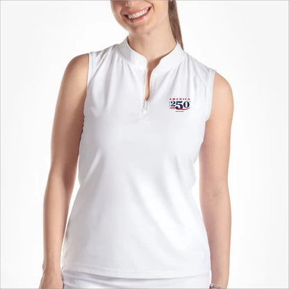 Skort Obsession USA 250 Quarter Zip Sleeveless (Multiple Colors)