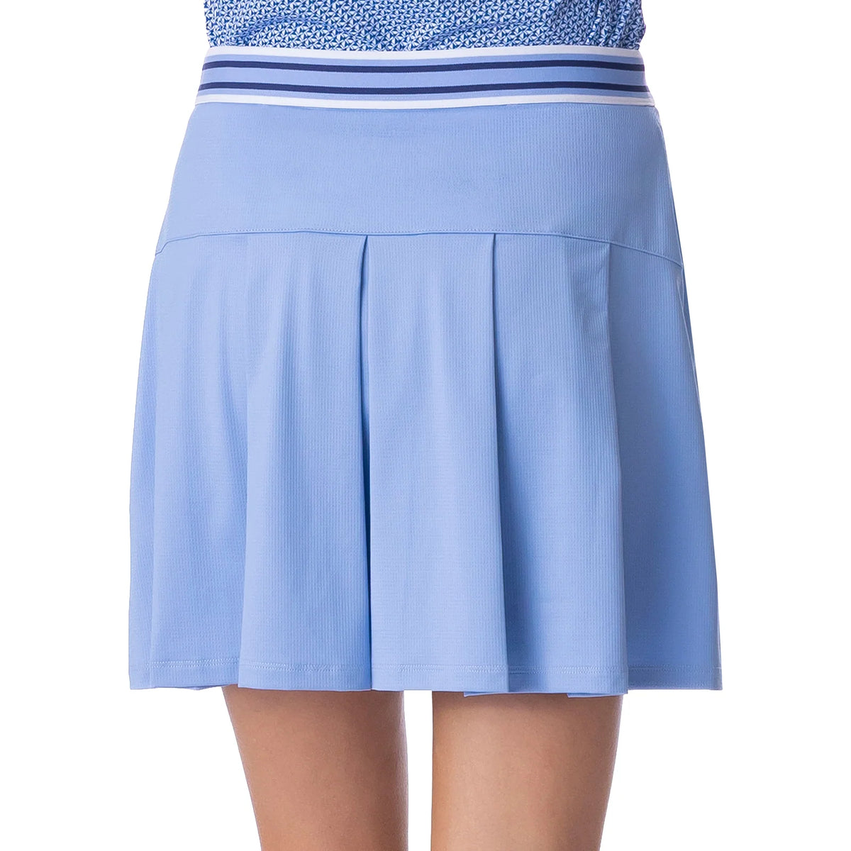 Belyn Key Varsity Knit Jacquard Skort 16"