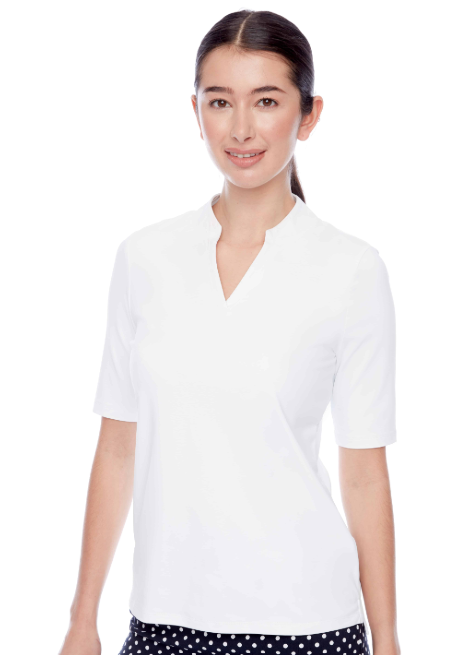 Swing Control CONTRAST VELOCITY SHORT 1/2 SLEEVE POLO (Multiple Colors)