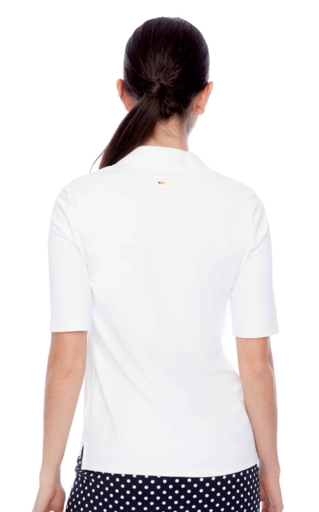 Swing Control CONTRAST VELOCITY SHORT 1/2 SLEEVE POLO (Multiple Colors)