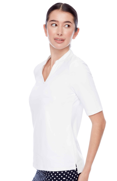 Swing Control CONTRAST VELOCITY SHORT 1/2 SLEEVE POLO (Multiple Colors)
