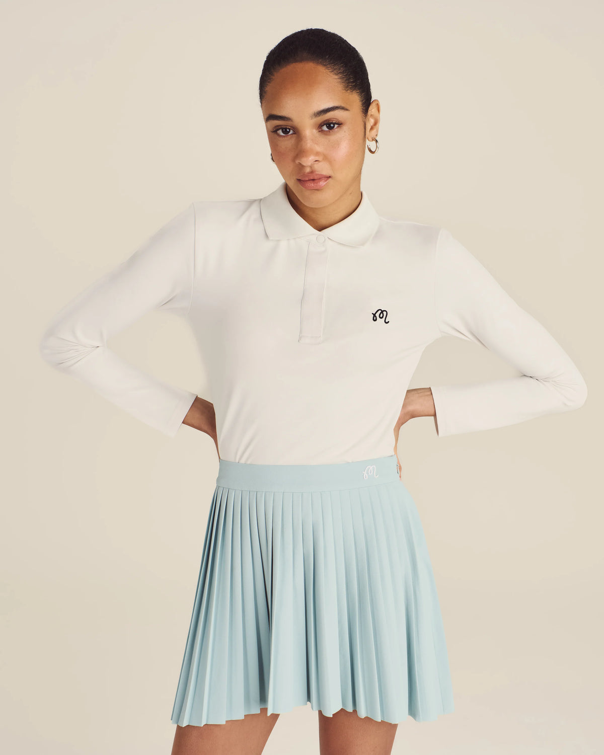 Malbon VENUS LONG SLEEVE POLO (Multiple Colors)