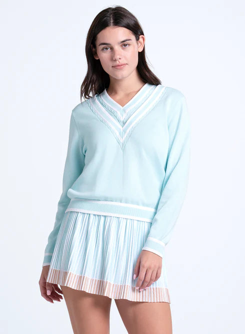 Lucky in Love Essentials Victory V-neck Sweater (Multiple Colors)