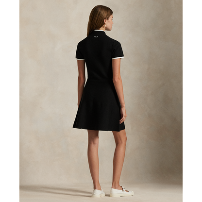 Ralph Lauren RLX SHORT-SLEEVE VISCOSE BLEND MOCK NECK TENNIS DRESS