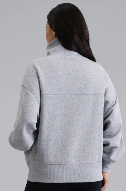 IBKUL Micro Waffle Knit Snuggle Funnel Pullover (Multiple Colors)