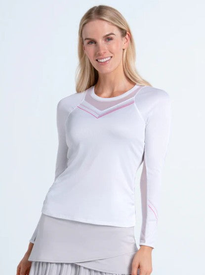Lucky in Love Weave it to Me Long Sleeve Top
