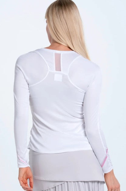Lucky in Love Weave it to Me Long Sleeve Top