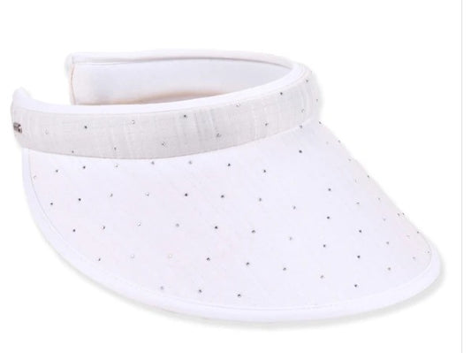 Sun N Sand Bling Clip On Visor (Multiple Colors)