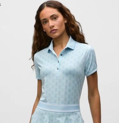 GREYSON Wolf Links Scarlett Short Sleeve Polo