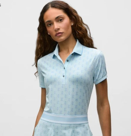 GREYSON Wolf Links Scarlett Short Sleeve Polo