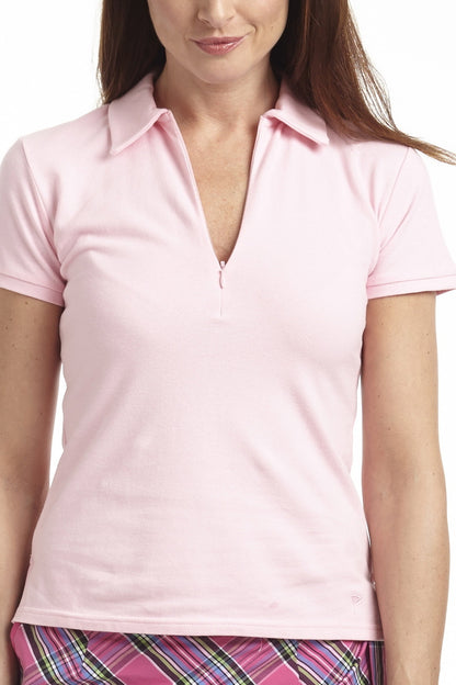 Golftini Short Sleeve Zip Polo (Multiple Colors)