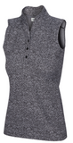 Greg Norman Essentials Heathered Dot Sleeveless Polo (Multiple Colors)