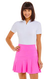 IBKUL Flounce Skort Hot Pink
