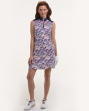EPNY Picture Perfect Sleeveless Jacobean Print Dress