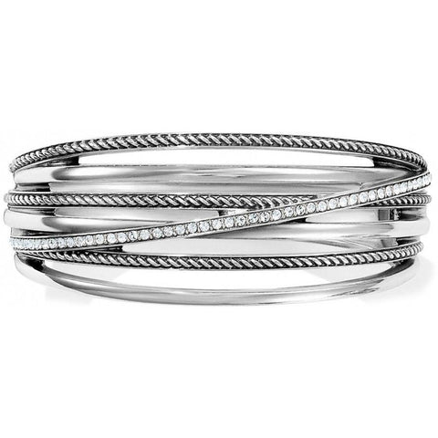 Brighton | Neptune's Rings Hinged Bangle - Gals on and off the Green
