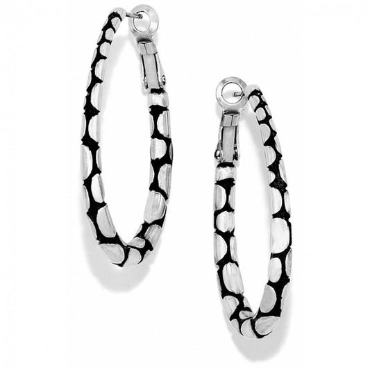 Brighton | Pebble Oval Hoop Earrings - Gals on and off the Green