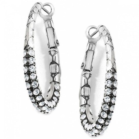 Brighton | Pebble Pave Hoop Earrings - Gals on and off the Green