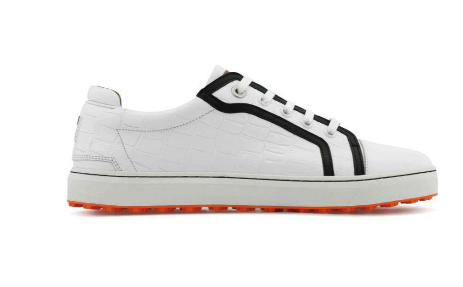 PREVIEW - Royal Albatross Liberty Croc Shoe in White - Gals on and off the Green