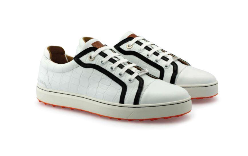 PREVIEW - Royal Albatross Liberty Croc Shoe in White - Gals on and off the Green