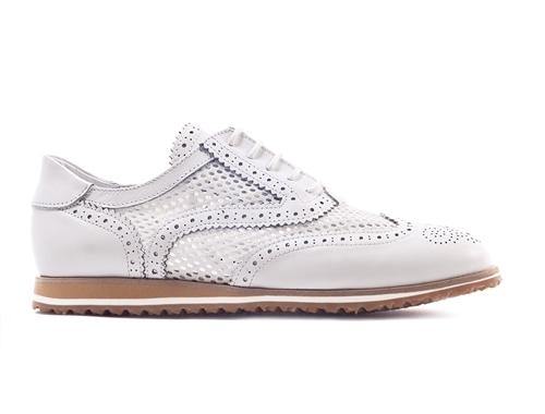 Walter Genuin Brogue Net Golf Shoe - Gals on and off the Green