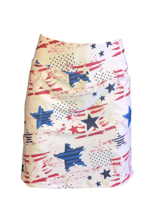 BSkinz Americana Skort (Multiple Lengths) - Gals on and off the Green