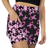 Skort Obsession Cure Breast Cancer Black Skort