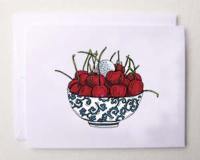 Bloom Designs Note Cards Cherry Golf Print - Gals on and off the Green