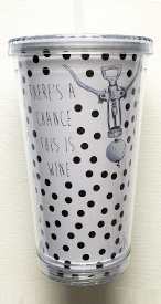 Bloom Designs There's a Chance Tumbler - Gals on and off the Green