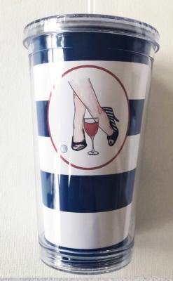 Bloom Designs Wine Now, Golf Later Tumbler - Gals on and off the Green