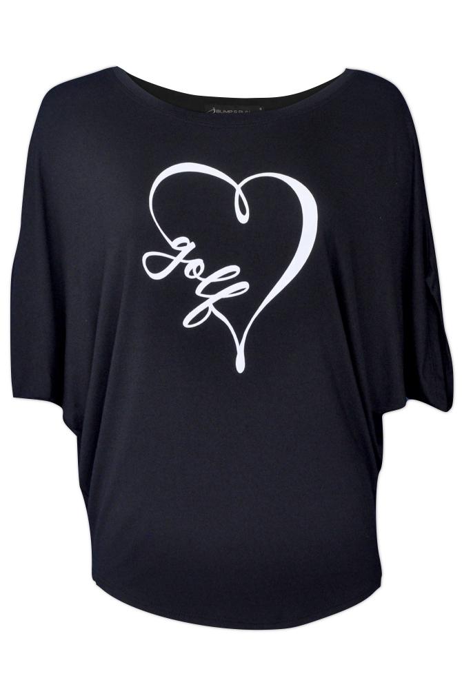 Bump & Run Heart Golf Circle Tee – Gals on and off the Green