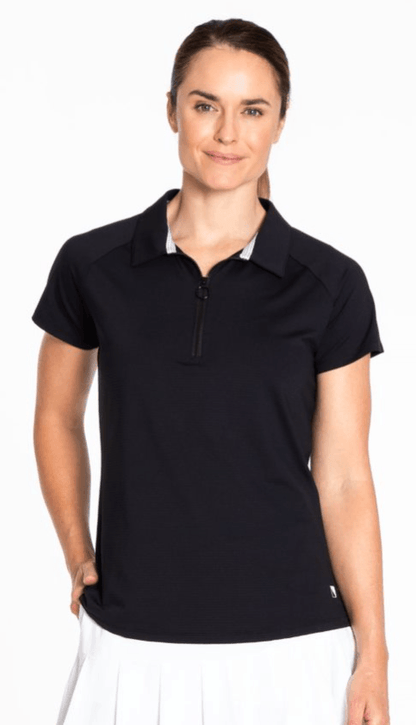Bette & Court Essentials Essence Short Sleeve Polo (Multiple Colors) - Gals on and off the Green