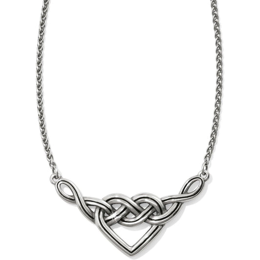 Brighton Interlok V Heart Necklace - Gals on and off the Green