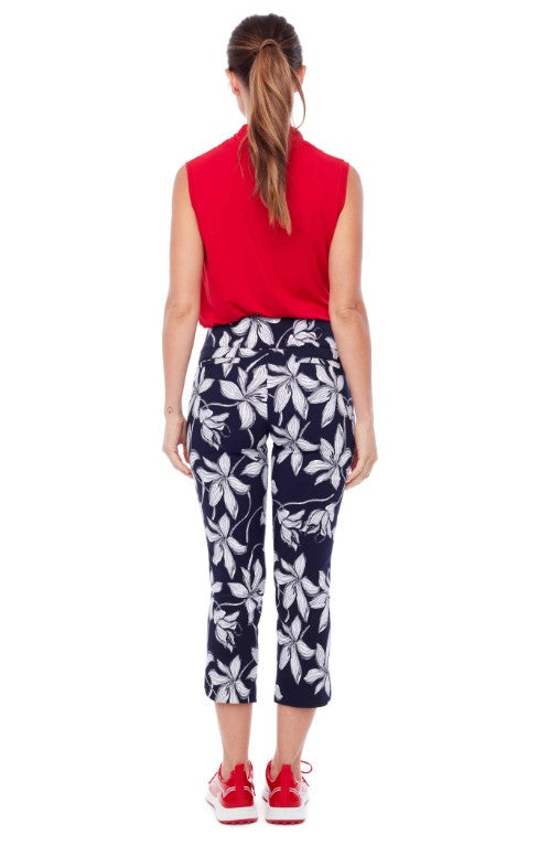 Swing Control Lilies Cropped Pant Gals on and off the Green