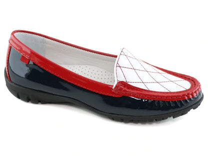 Marc Joseph Monroe St Women's Golf Shoes in Navy & Scarlet