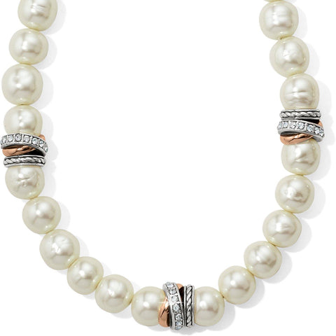 Brighton Neptune's Rings Pearl Short Necklace - Gals on and off the Green