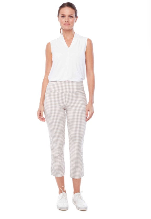Swing Control Gingham Masters Crop