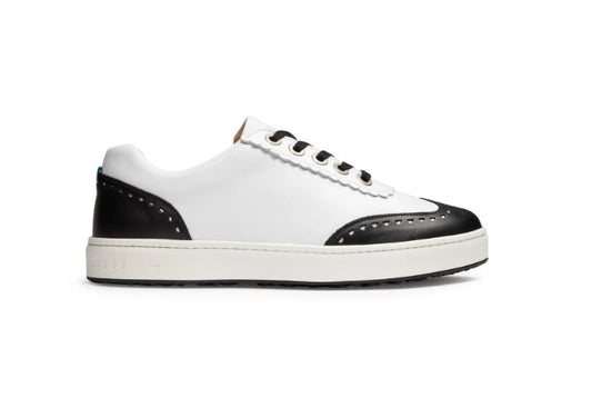Royal Albartross Primrose Shoe in White/Black