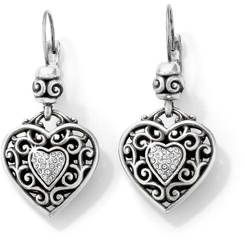 Brighton Reno Heart Leverback Earrings - Gals on and off the Green