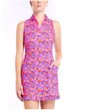 Tzu Tzu Shiloh Tickle Me Pink Dress