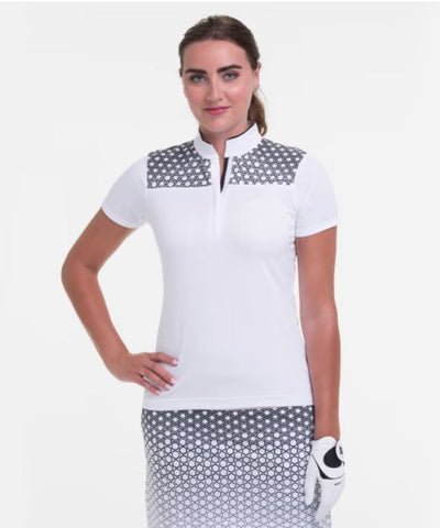 EPNY Retroactive Short Sleeve Patchwork Polo